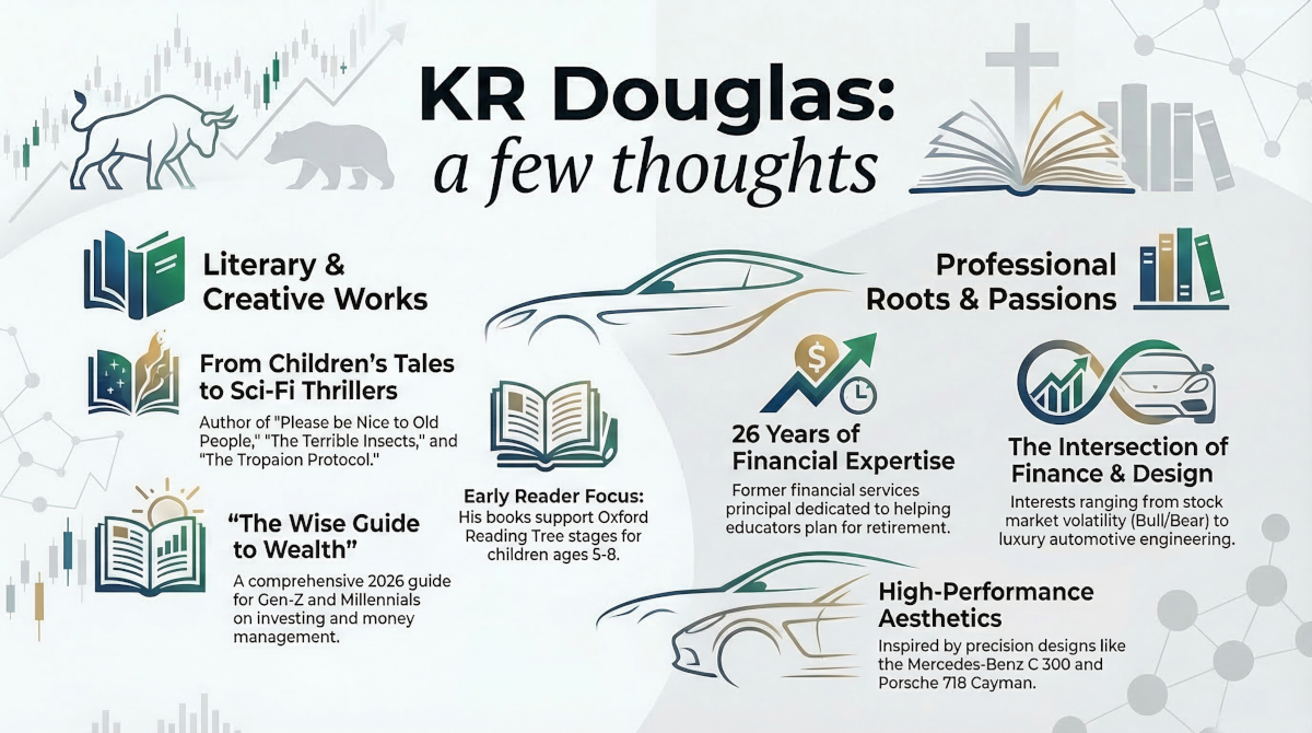 KR Douglas K Richard Douglas Christian photographer wordpress The Wise Guide to Wealth The Tropaion Protocol Pochi Was Here Please be Nice to Old People The Terrible Insects Porsche Mercedes Benz